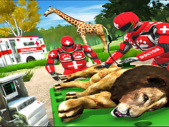 Real Doctor Robot Animal Rescue