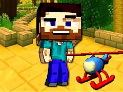 Mineblock Helicopter Adventure