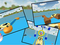 Water surfing Car Game