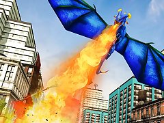 Flying Dragon City Attack