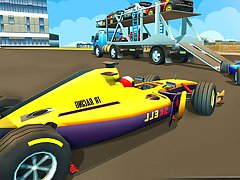 Cargo Euro Truck Drive Car Transport New