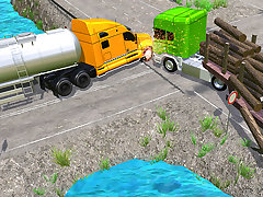 off road Oil Tanker Transport Truck