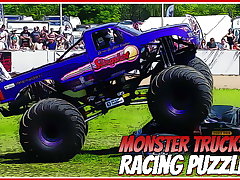 Monster Trucks Racing Puzzle
