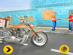 Big Pizza Delivery Boy Simulator Game