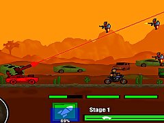 Battle On Road Car Game 2D