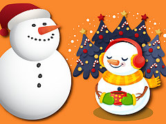 Gravity Snowman Christmas