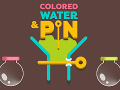 Colored Water & Pin