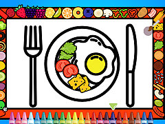 Color and Decorate Dinner Plate