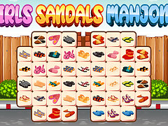 Girls Sandals Mahjong
