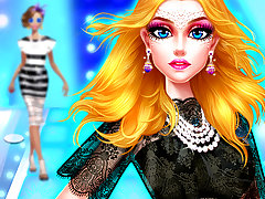 Supermodel Makeover Glam Dress up Make up