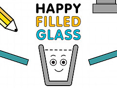 Happy Filled Glass