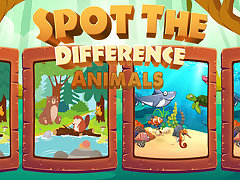Spot the Difference Animals
