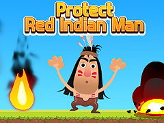 Protect Red Indian Man