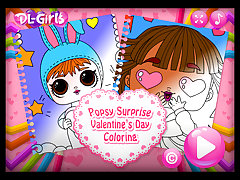 Popsy Surprise Valentines Day Coloring