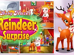 Baby Hazel Reindeer Surprise