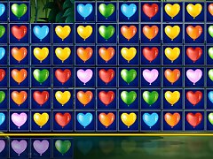 Heart Balloons Block Collapse