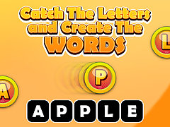 Catch The Letters and Create The Words