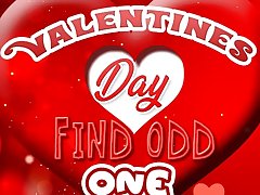 Valentines Day Find Odd One Out