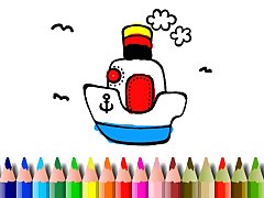 BTS Boat Coloring