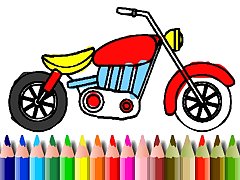 BTS Motorbike Coloring