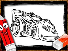 BTS Cars Coloring Book