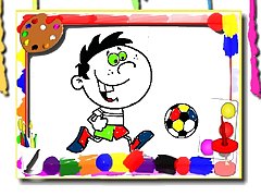 Football Coloring Time