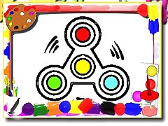 Fidget Spinner Coloring Book