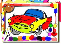 Racing Cars Coloring Book