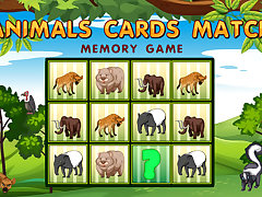 Animals Cards Match