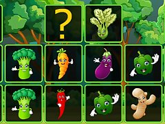 Vegetable Cards Match