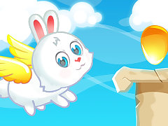 Flying Easter Bunny