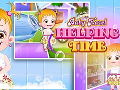 Baby Hazel Helping Time