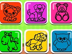 Easy Kids Coloring Game