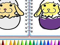 Coloring Bunny Book