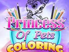 Princess Of Pets Coloring