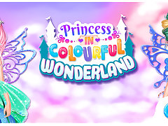 Princess In Colorful Wonderland