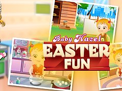 Baby Hazel Easter Fun