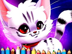 Cute Kitty Coloring