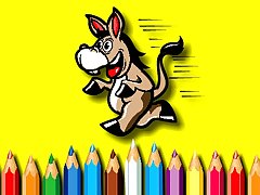 BTS Donkey Coloring Book