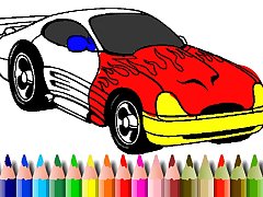 BTS Muscle Car Coloring