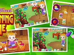 Baby Hazel Gardening Time