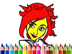 BTS Cute Girl Coloring