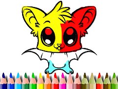 Cute Bat Coloring Book