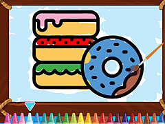 Kids Coloring Bakery