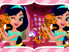 Funny Princesses Spot the Difference