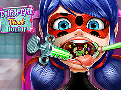 Dotted Girl Throat Doctor