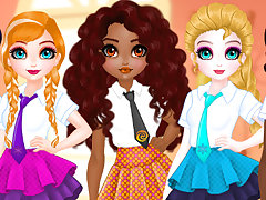 Princesses BFF Rush to School