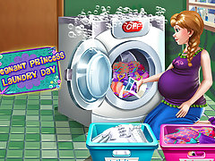 Pregnant Princess Laundry Day