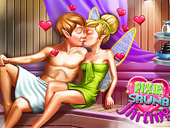 Pixie Sauna Flirting