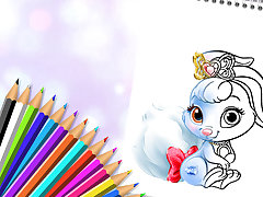 Cute Animals Coloring Book